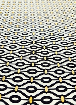 Matylda P-615K (25) czarno-biało-złoty (komplet)