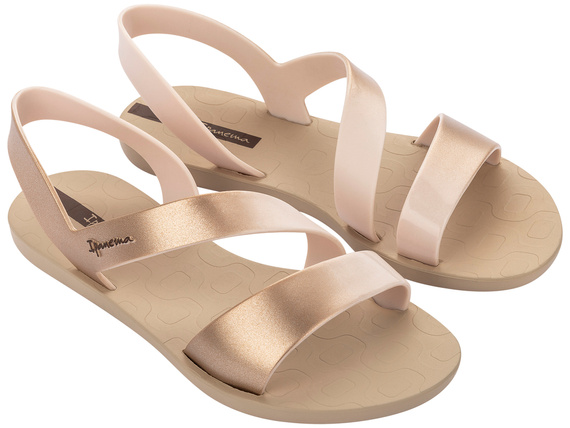 Sandały Ipanema Vibe Sandal beżowo-złote