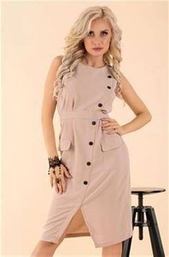 Sukienka Eqalisa Beige