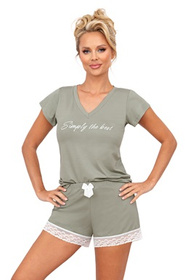 Piżama Simply 1/2 Olive