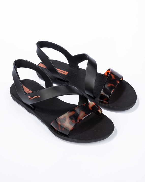 Sandały Ipanema Vibe Sandal czarno-brązowe