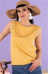 Bluzka Arase Mustard