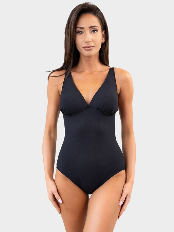 Strój kąpielowy Isabella S-3304 (1) czarny (prążki 3D)