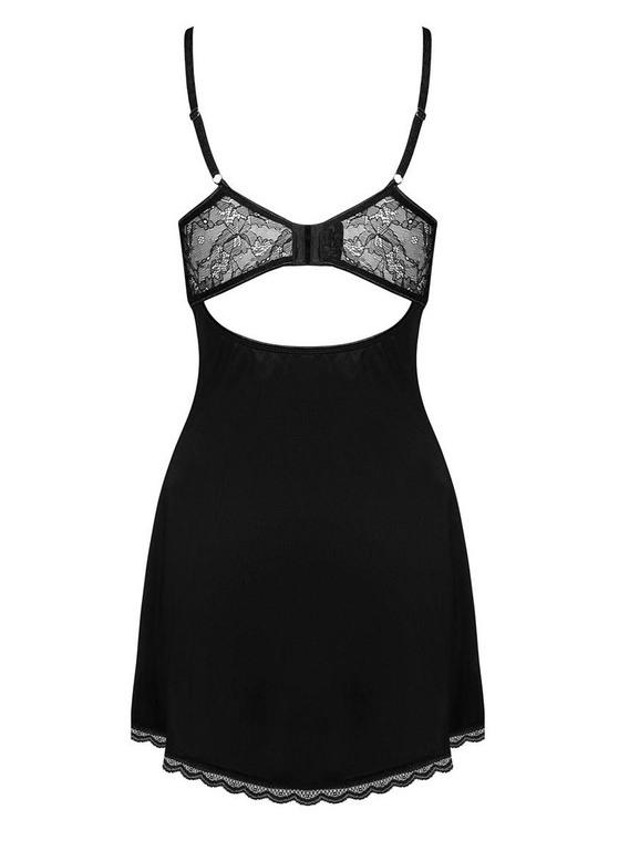 Koszulka Laurise babydoll Czarna