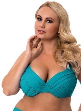 BIUSTONOSZ kąpielowy Clara P-71B (2) morska zieleń