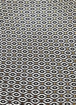 Matylda P-615K (25) czarno-biało-złoty (komplet)