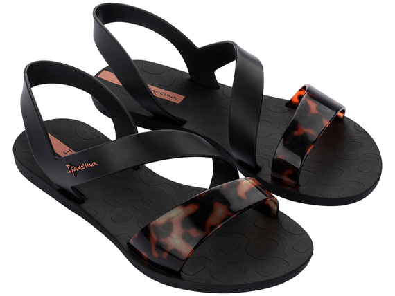 Sandały Ipanema Vibe Sandal czarno-brązowe