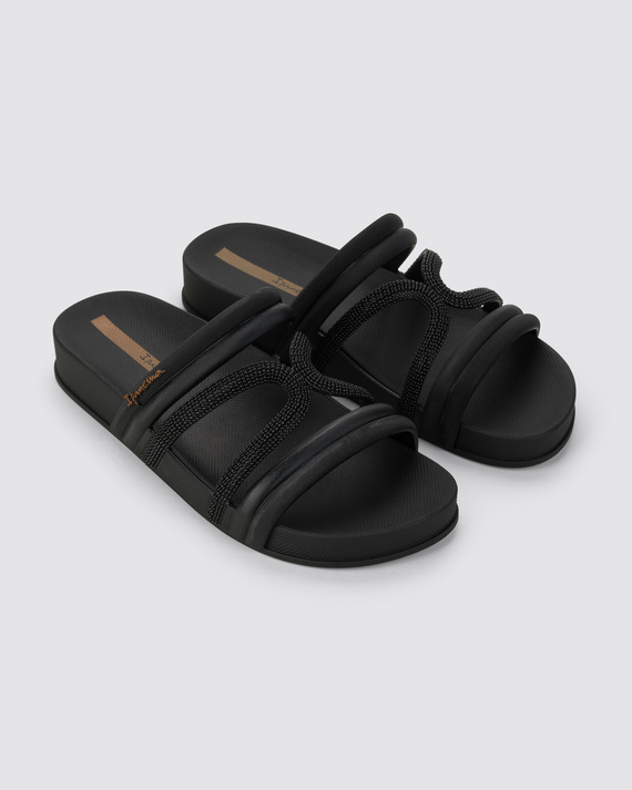 Klapki damskie Ipanema Walk Slide czarne