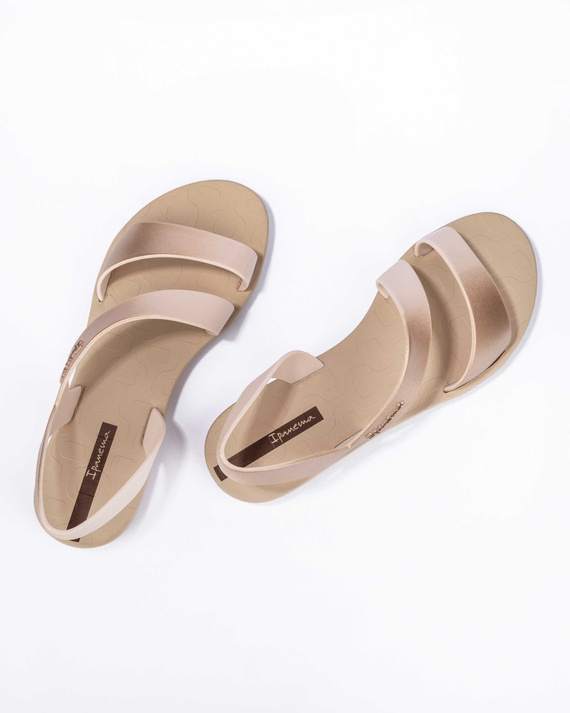 Sandały Ipanema Vibe Sandal beżowo-złote