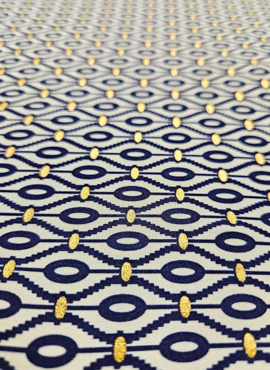 Matylda P-615K (24) granatowo-biało-złoty (komplet)