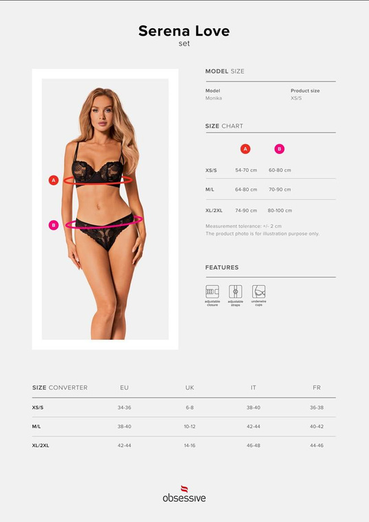 Komplet Serena Love 2-częściowy