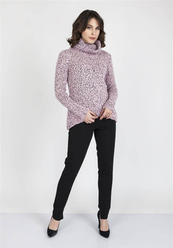 Sweter Nicola SWE 103 Różowy