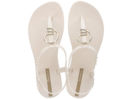 Sandały damskie Class Stylish beżowo-złote (BF492)