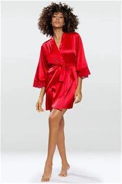 Szlafrok Belinda Czerwony
