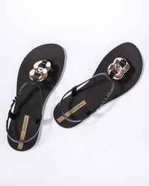 Sandały damskie Ipanema Class Connect II czarno-złote (BC837)