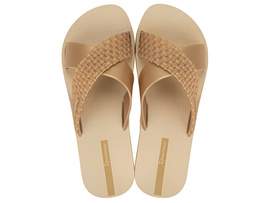 Klapki damskie Sense Slide (BC274) beżowo-złote