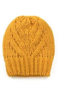 Czapka Stylowy Francuz Musztardowa