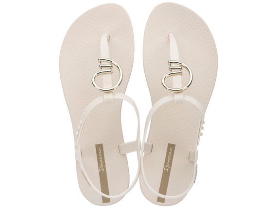 Sandały damskie Class Stylish beżowo-złote (BF492)