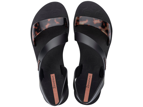Sandały Ipanema Vibe Sandal czarno-brązowe